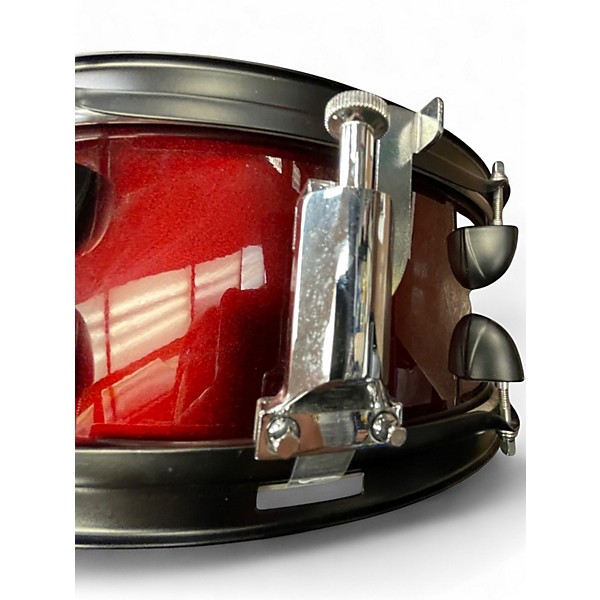 Used Groove Percussion 5 Piece Standard Wine Red Drum Kit