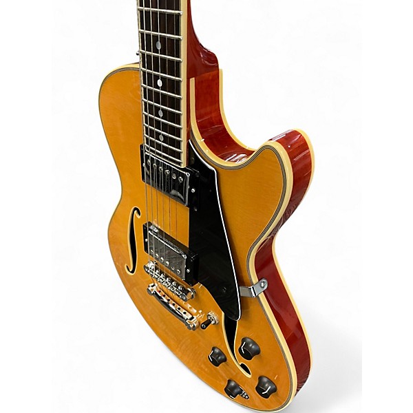 Used Comins GCS-1ES Natural Hollow Body Electric Guitar