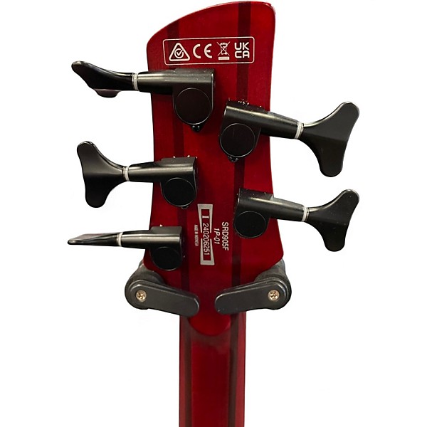 Used Ibanez SRD905F Cherry Sunburst Electric Bass Guitar