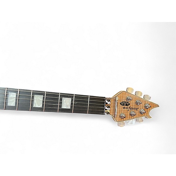 Used 2022 EVH Wolfgang USA 5A Flame Maple Top Maple Top Solid Body Electric Guitar