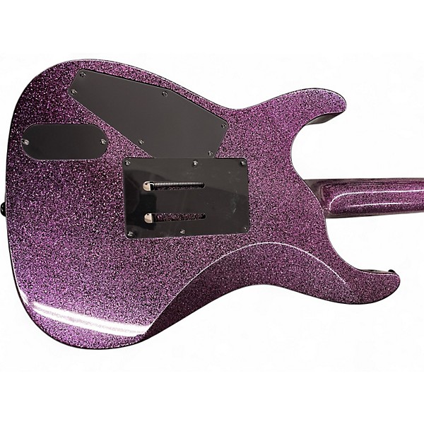 Used ESP ltdkh-602 Purple sparks Solid Body Electric Guitar