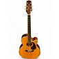 Used Takamine EG540DLX Natural Acoustic Electric Guitar thumbnail