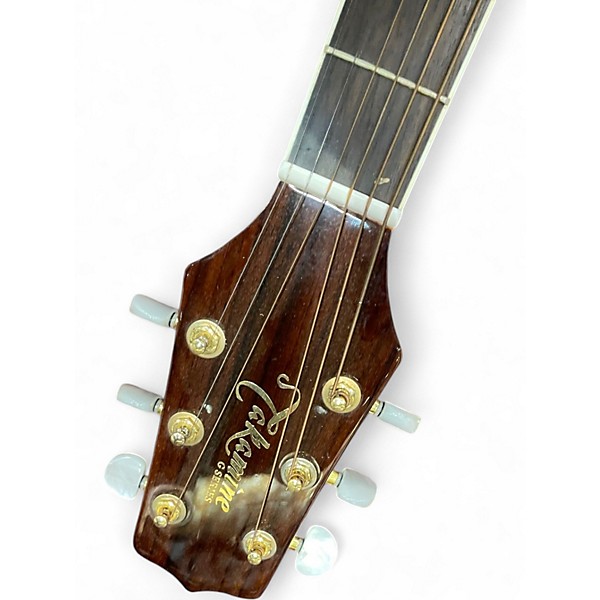 Used Takamine EG540DLX Natural Acoustic Electric Guitar