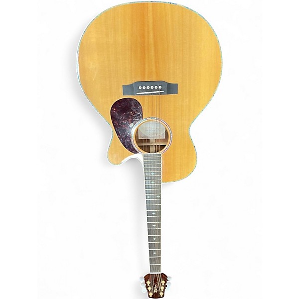 Used Takamine EG540DLX Natural Acoustic Electric Guitar