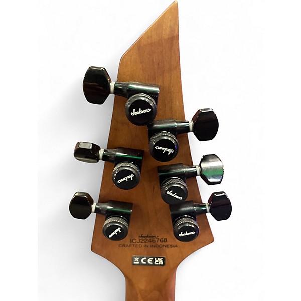 Used Jackson Pro Series Misha Mansoor Signature Juggernaut HT6 Chlorine Burst Solid Body Electric Guitar