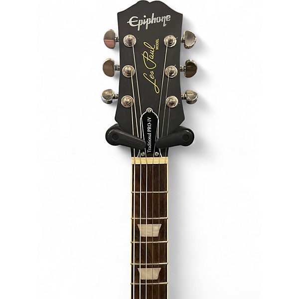 Used Epiphone Les Paul Traditional Pro IV Blue Solid Body Electric Guitar