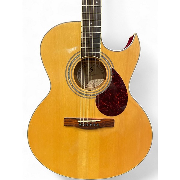 Used Greg Bennett Design by Samick TMJ-5CE Natural Acoustic Electric Guitar