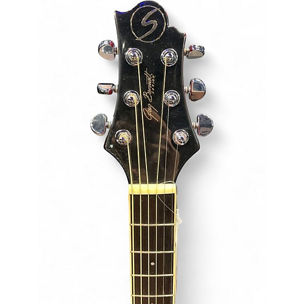 Used Greg Bennett Design by Samick TMJ-5CE Natural Acoustic Electric Guitar