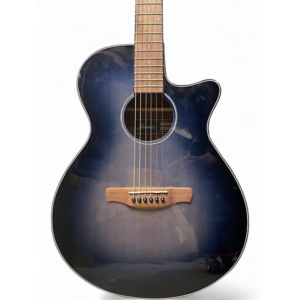 Used Ibanez AEG50-IBH INDIGO BLUE BURST Acoustic Guitar