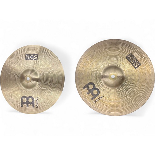 Used MEINL 13in HCS Hi Hat Pair Cymbal