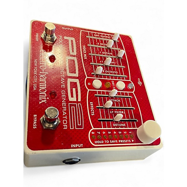 Used Electro-Harmonix Pog2 Polyphonic Octave Generator Effect Pedal