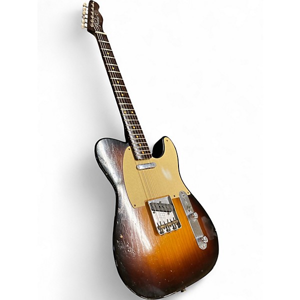 Used Fender 1963 Journeyman Relic Telecaster 2 Tone Sunburst Solid Body Electric Guitar