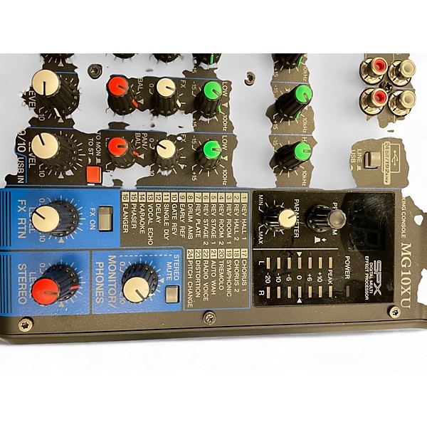 Used 2020s Yamaha MG10XU 10 Channel Mixer with Effects Unpowered Mixer
