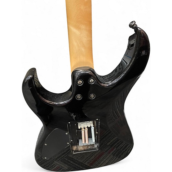 Used Washburn WG-580 black sparkle Solid Body Electric Guitar