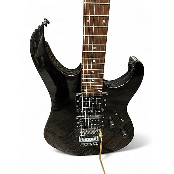 Used Washburn WG-580 black sparkle Solid Body Electric Guitar