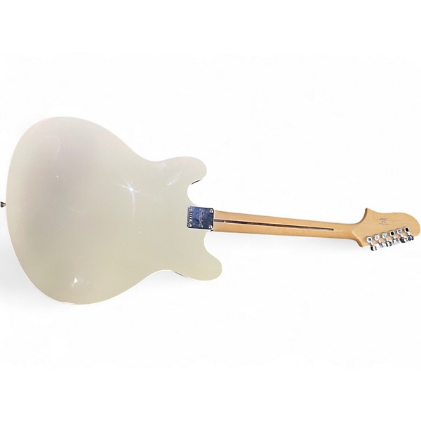 Used Squier Affinity Series Starcaster Olympic White Hollow Body Electric Guitar