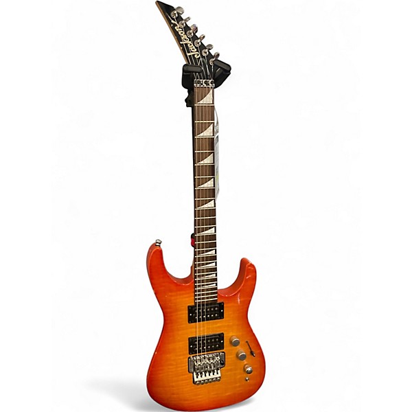 Used Jackson DX10DFS FLAMETOP Solid Body Electric Guitar