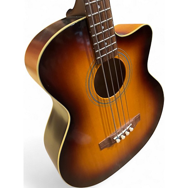 Used Guild B54CESTD 2 Color Sunburst Acoustic Bass Guitar