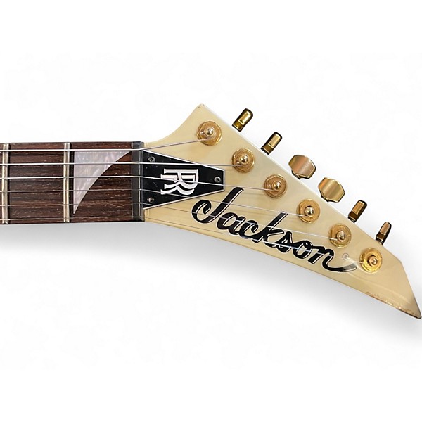 Used 2004 Jackson Japanese Pro Series RR5 Randy Rhoads Antique Ivory Solid Body Electric Guitar