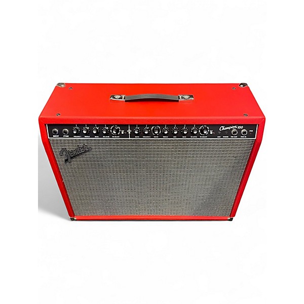 Used Fender Champion 100 Fiesta Red Guitar Combo Amp