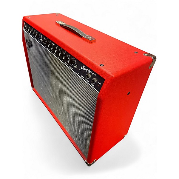 Used Fender Champion 100 Fiesta Red Guitar Combo Amp