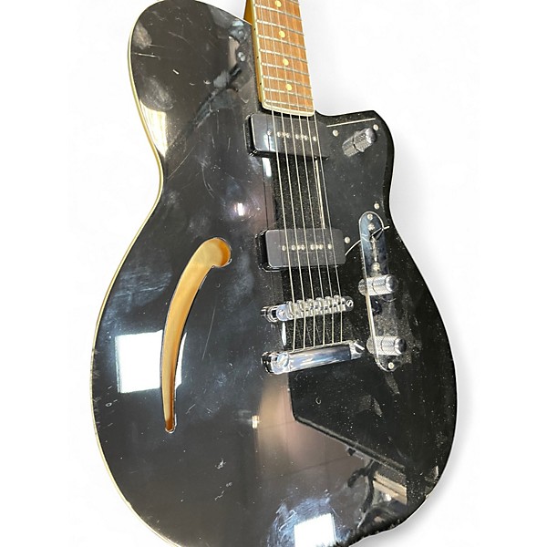Used Reverend CLUB KING Black Hollow Body Electric Guitar