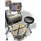 Used Rogue  5 Piece JUNIOR KICKER Silver Sparkle Drum Kit