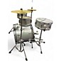 Used Rogue  5 Piece JUNIOR KICKER Silver Sparkle Drum Kit