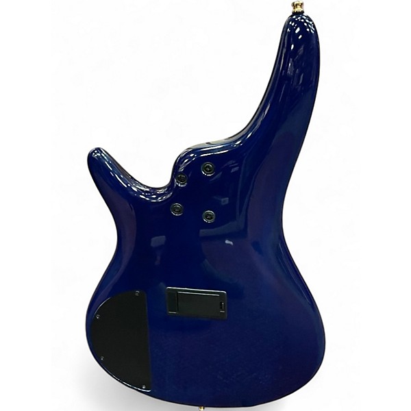 Used 2020s Ibanez SR405 5 String Metallic Aqua Marine Electric Bass Guitar