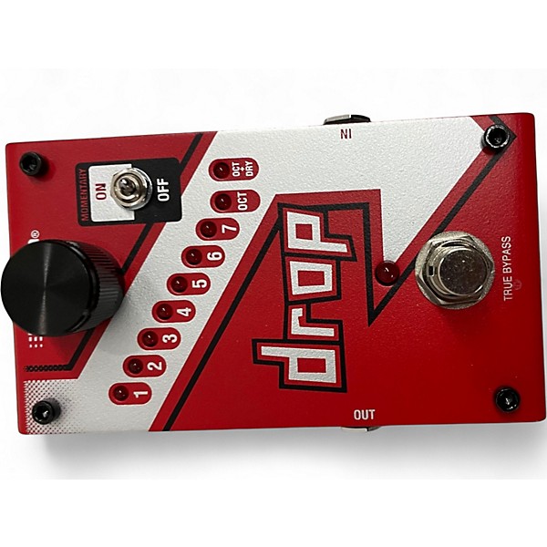 Used DigiTech The Drop Polyphonic Drop Tune Pitch-Shifter Effect Pedal
