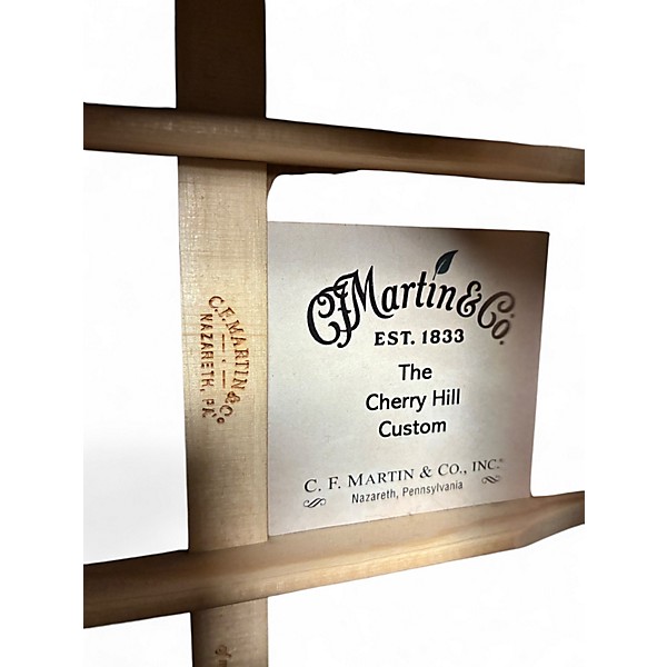 Used 2024 Martin Cherry Hill Custom Shop Natural Acoustic Guitar