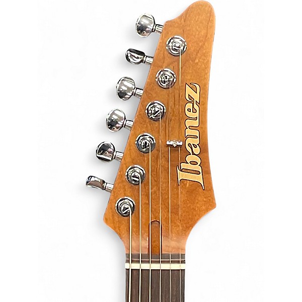 Used Ibanez AZ2204NW Vermillion Red Solid Body Electric Guitar