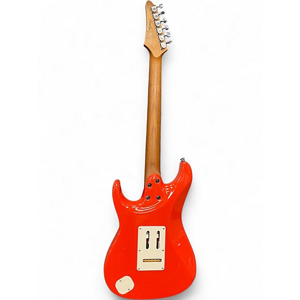 Used Ibanez AZ2204NW Vermillion Red Solid Body Electric Guitar