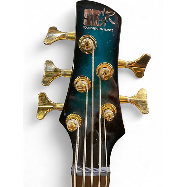 Used Ibanez SR405EPBDX SEAFLOOR BURST Electric Bass Guitar