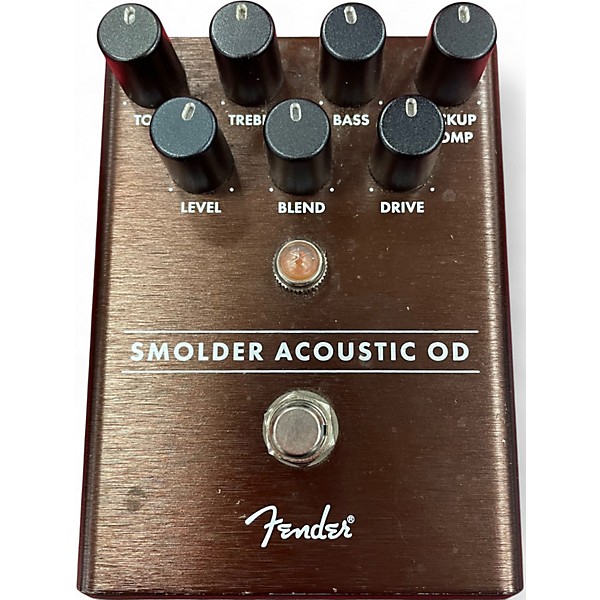 Used Fender Smolder Acoustic OD Effect Pedal