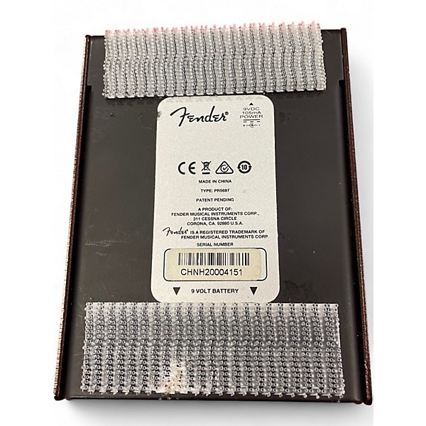 Used Fender Smolder Acoustic OD Effect Pedal