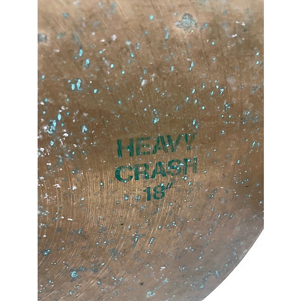 Used Paiste 18in 505 heavy crash Cymbal