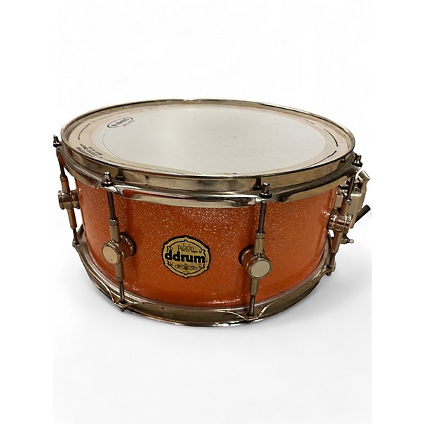 Used ddrum 5 Piece CUSTOM MAPLE Orange Drum Kit