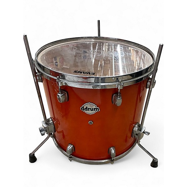 Used ddrum 5 Piece CUSTOM MAPLE Orange Drum Kit