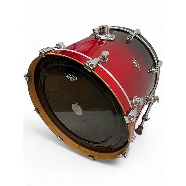 Used PDP by DW 4 Piece PACIFIC LX Crimson Red Burst Drum Kit