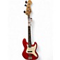 Used Fender Standard Jazz Bass Fiesta Red Electric Bass Guitar thumbnail