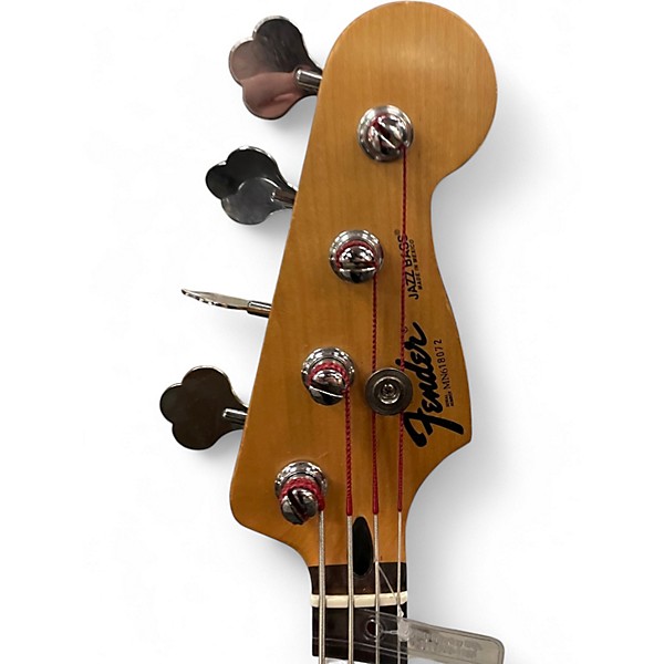 Used Fender Standard Jazz Bass Fiesta Red Electric Bass Guitar