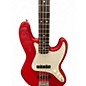 Used Fender Standard Jazz Bass Fiesta Red Electric Bass Guitar