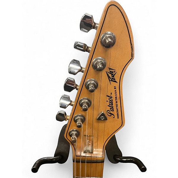 Vintage 1985 Peavey Patriot Natural Solid Body Electric Guitar