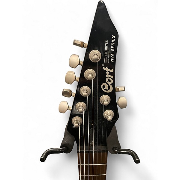 Used Cort Viva 7-String Black Solid Body Electric Guitar