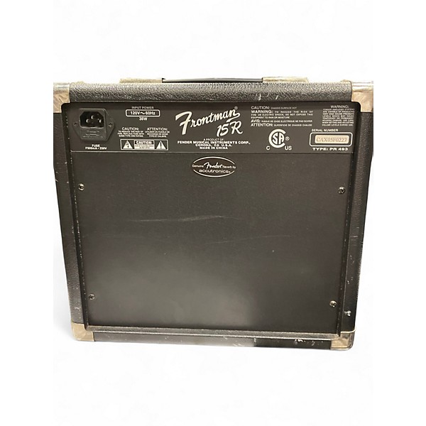 Used Fender Frontman 15R 1X8 15W Guitar Combo Amp