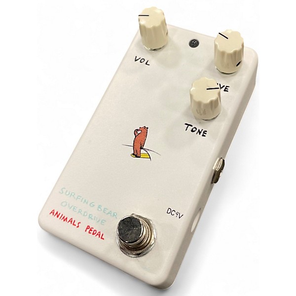 Used Animals Pedal Surfing Bear Overdrive V2 Effect Pedal