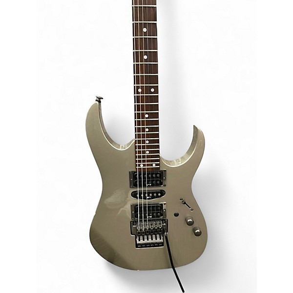 Used Ibanez RG570 Metallic Silver Solid Body Electric Guitar