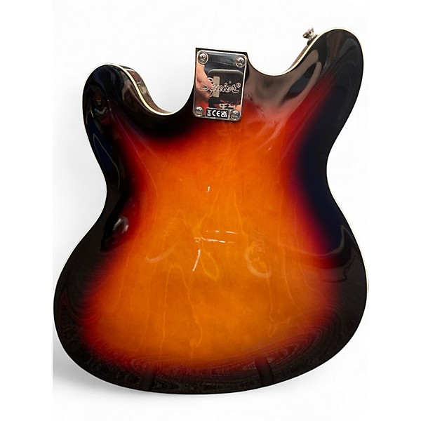 Used Squier Classic Vibe Starcaster 2 Tone Sunburst Hollow Body Electric Guitar