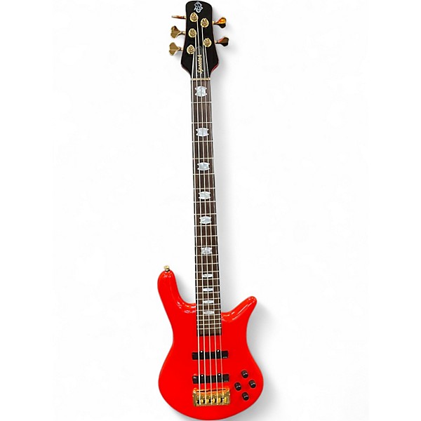 Used Spector euro 5 classic red Electric Bass Guitar
